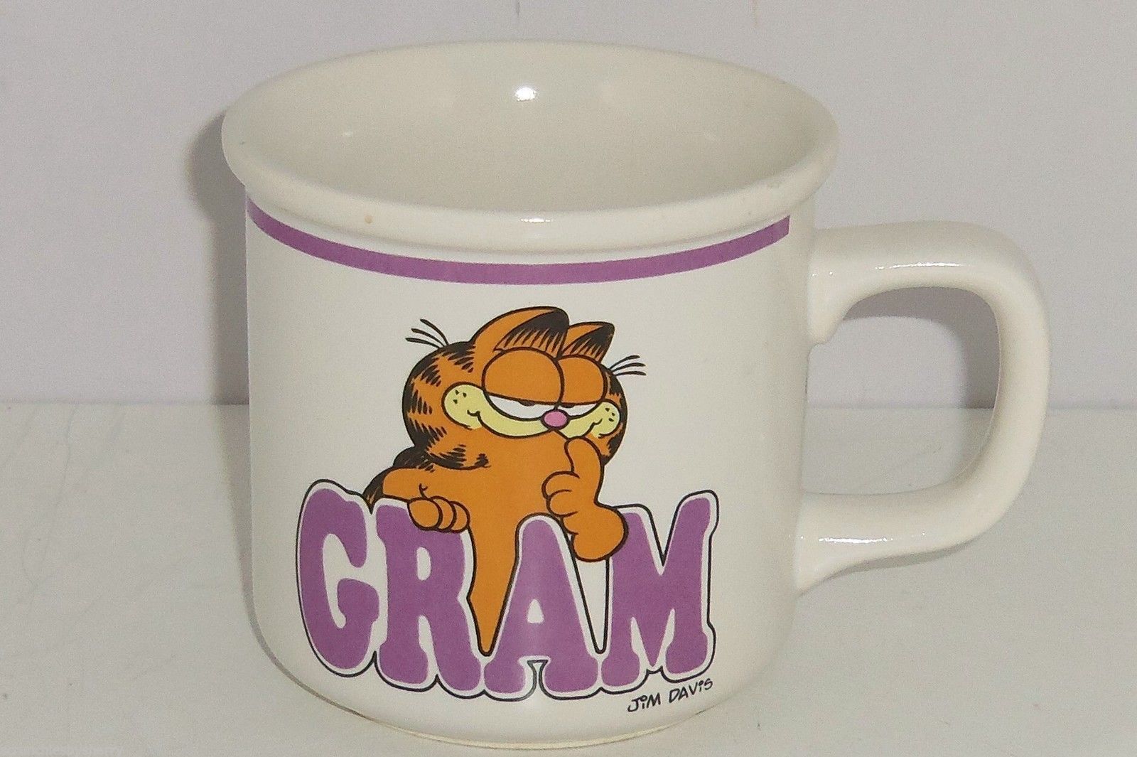 ceramic garfield mug