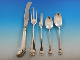 Williamsburg Shell by Stieff Sterling Silver Flatware Set 8 Dinner Service 44 pc - $4,750.00