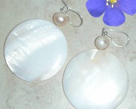 Genuine Mother Of Pearl Earrings  - $19.99