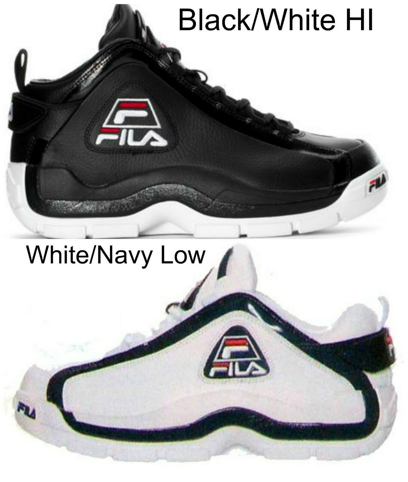 fila black white