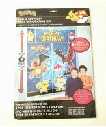 Pokémon Scene Setters Wall Decorating Kit Birthday Decor Pikachu Chariza... - $11.14