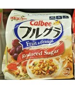2 PACK JAPANESE  CALBEE FRUIT &amp; GRANOLA REDUCED SUGAR  - $28.71