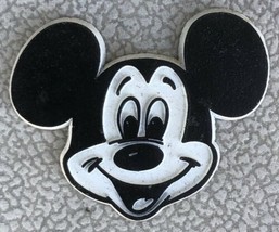 Vintage MICKEY MOUSE Walt Disney Face Rubber Refrigerator Magnet - $9.95