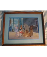 Disney Oliver &amp; Co. Lithograph Print Framed - $10.15