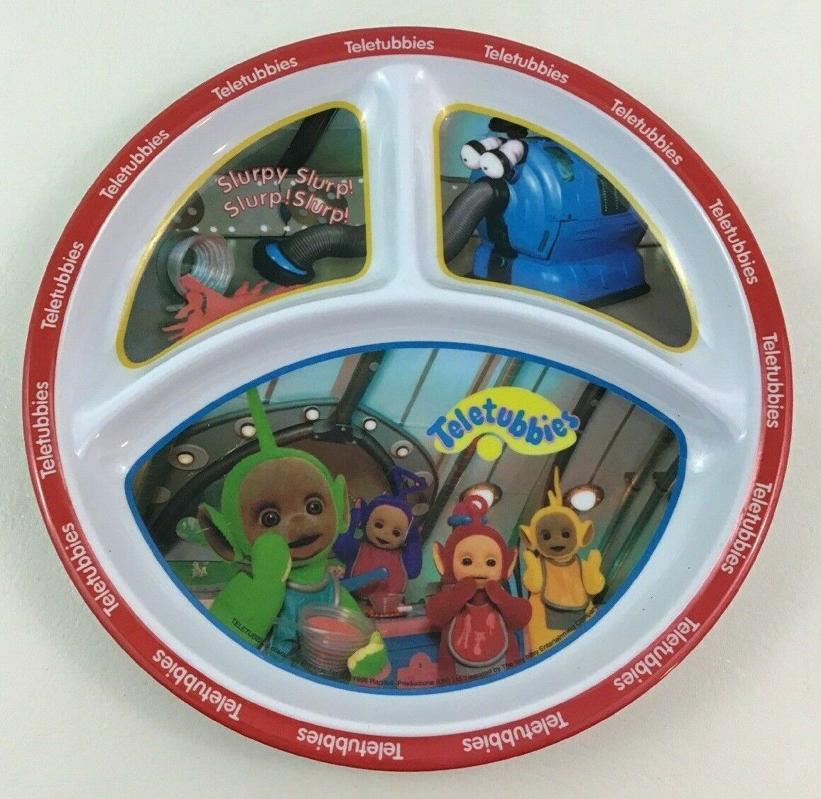 Teletubbies Plate Dinnerware Divided Melamine Noo Noo Kids Zak Designs