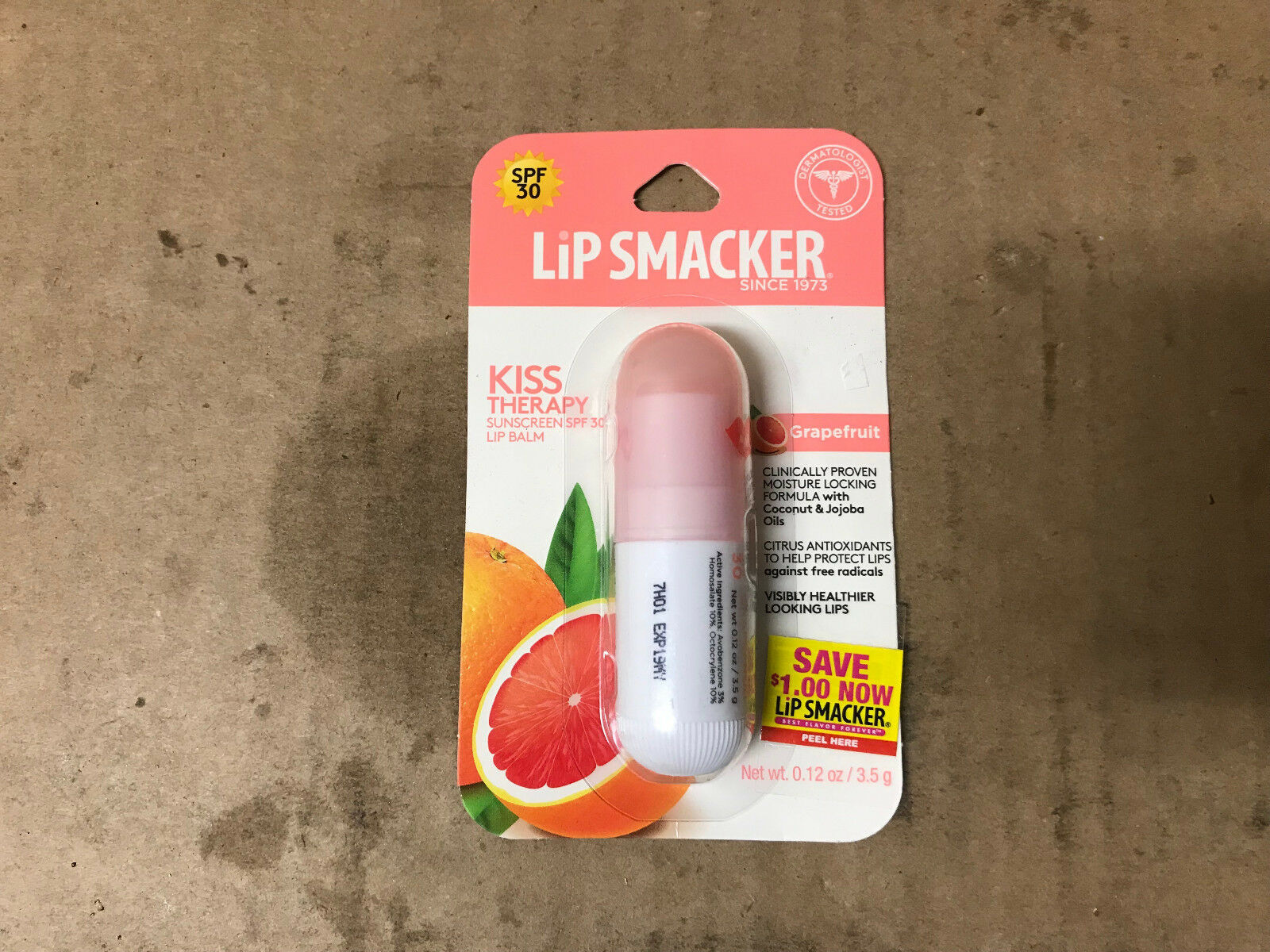 LIP SMACKER Balm KISS THERAPY Sunscreen+Medicated SPF30 Exp CHOOSE FLAVOR Lip Balm & Treatments