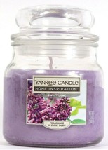 1 Yankee Candle Home Inspiration 12 Oz Sweet Lilac Fragrance Single Wick Candle