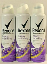 3X Women Rexona Motionsense Deodorant Spray "Happy Morning" 48h, 150ml/90g Ea - $22.76