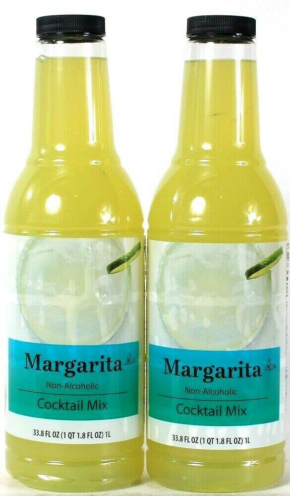 2 Bottles Sysco 33.8 Oz Margarita On The Rocks Or Frozen Classic