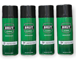 BRUT Classic Original 24 Hour Deodorant Spray Lot Of 4 Helen Of Troy Ide... - $59.35