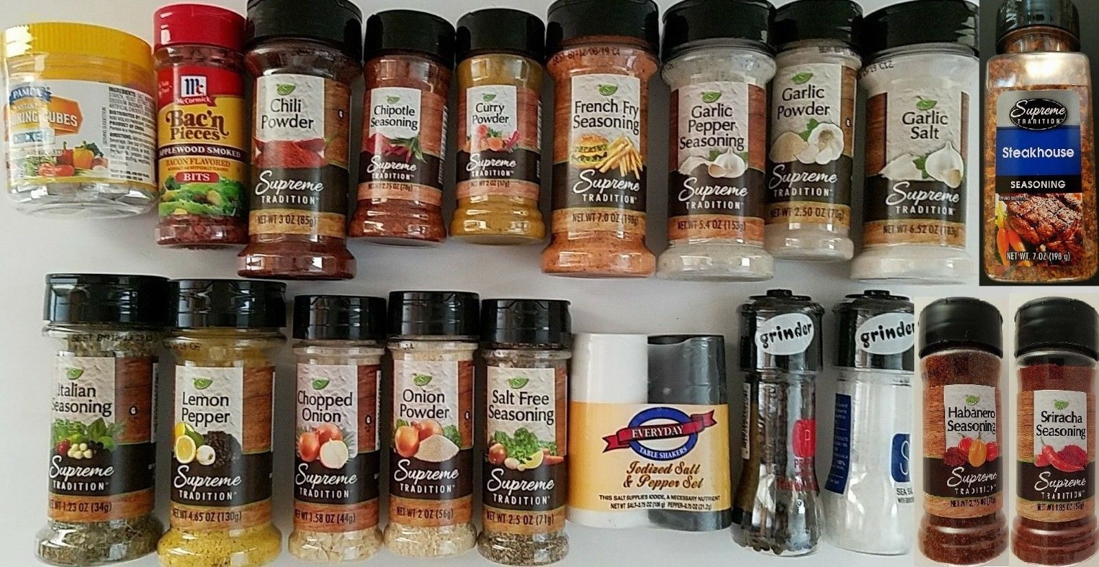 New Supreme Tradition Minced Onions Seasoning 3.5oz