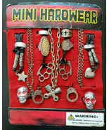 Vintage Mini Hardware Gumball Vending Machine Charms Header Display Card... - $59.39