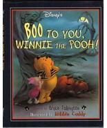 1996 Disney&#39;s Boo To You Winnie the Pooh Halloween Talkington HC DJ Book - $12.99