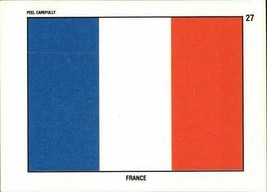 1991 Desert Storm Topps Flag Stickers FRANCE # 27 - $1.73