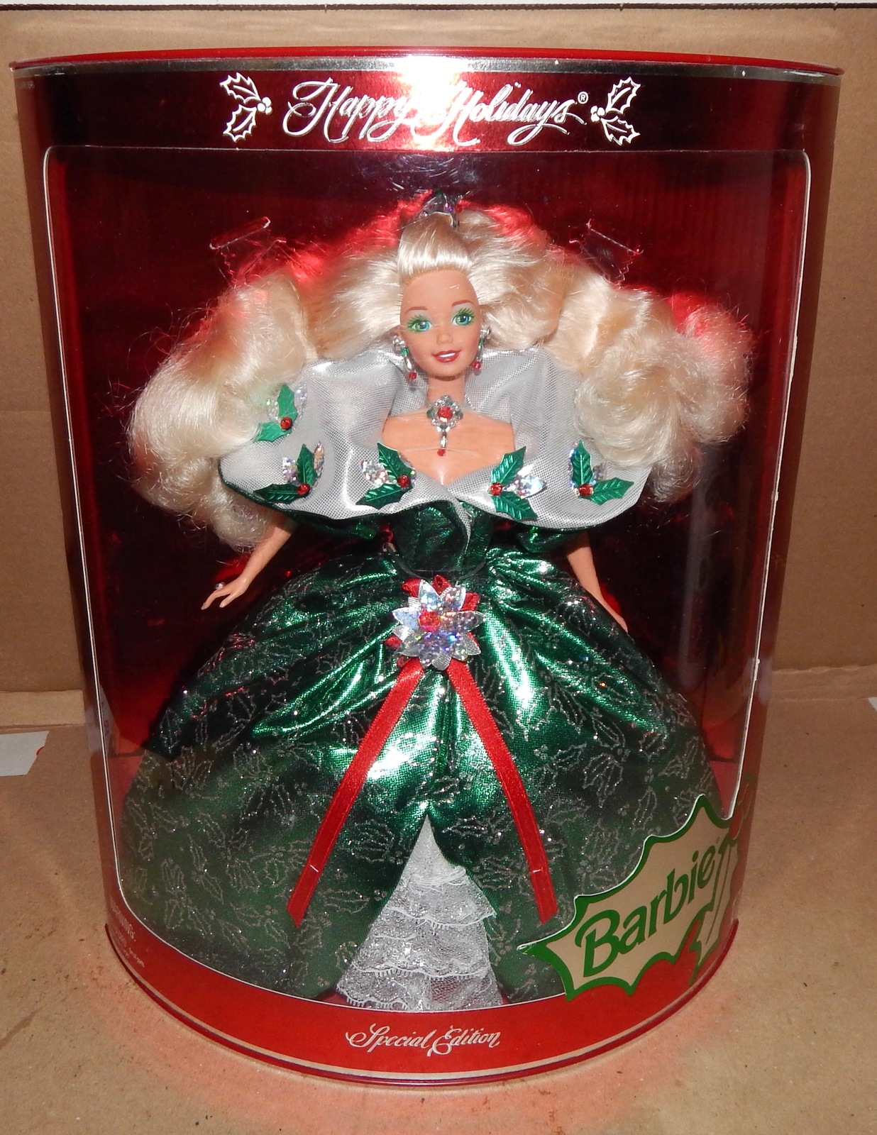 14123 Special Edition Mint NO BOX Happy Holiday Barbie 1995 