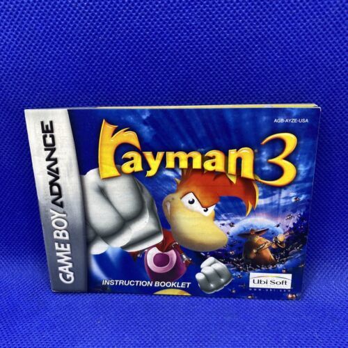 Rayman 3 GBA Gameboy Advance Instruction Booklet Manual ONLY! Manuals