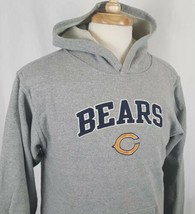 Chicago Bears Hooded Sweatshirt Youth L Gray Sewn Embroidered NFL Team A... - $13.93