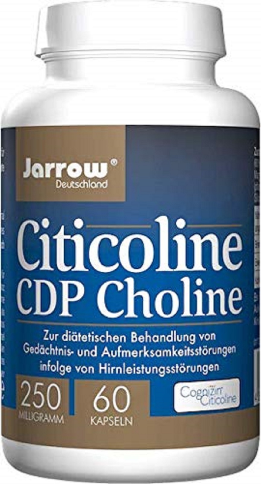 Jarrow Formulas CDP Choline, Supports Brain Function, 250 mg, 60 Caps