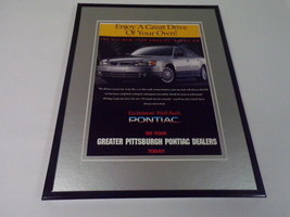 1998 Greater Pittsburgh Pontiac / Grand Am 11x14 Framed ORIGINAL Advertisement
