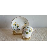 Duchess Fine Bone China England Tea Cup And Saucer Floral Bouquet Gold T... - $14.99