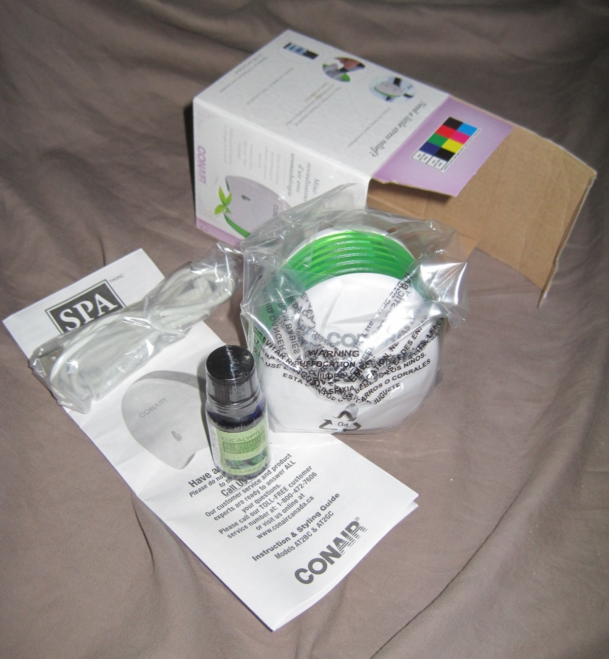 Vintage CONAIR Mini Aromatherapy Air Revitalizer c/w Original Box