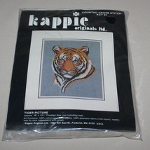 Kappie Originals Tiger Picture Face Only Counted Cross Stitch Kit KCT01 ... - $21.29