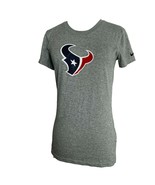 NFL Team Apparel Womens Shirt Size Small Houston Texans Tee Gray Dri Fit - $14.85