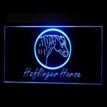 210266B Upscale Chestnut Natural Haflinger Pony Horse Horseshoe LED Light Sign - $21.99