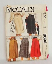 Misses Wrap-Skirt McCall's 8693 Size Ex-Small  6-8 1983 Precut to Size 8 - $14.99
