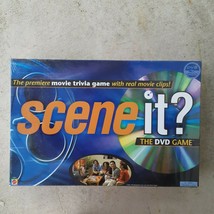 Mattel Blue Scene It Movie Trivia Dvd Game 2003 Real Movie Clips Sealed New Gift - $14.84