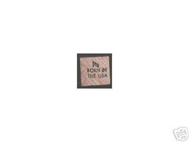 Born in the   USA rubber stamp Patriotic FLAG - $9.46
