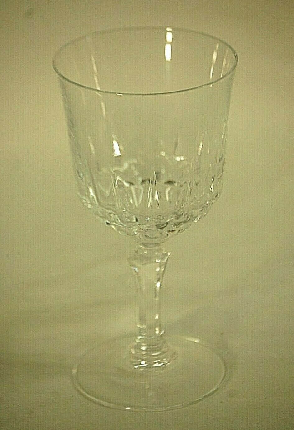 Classic Style Elegant Martini Clear Glass w Ball Ribbed Stem Unknown Maker 