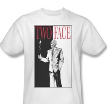 Two Face T shirt Harvey Dent DC superhero villian Joker Batman cotton te... - $24.99+