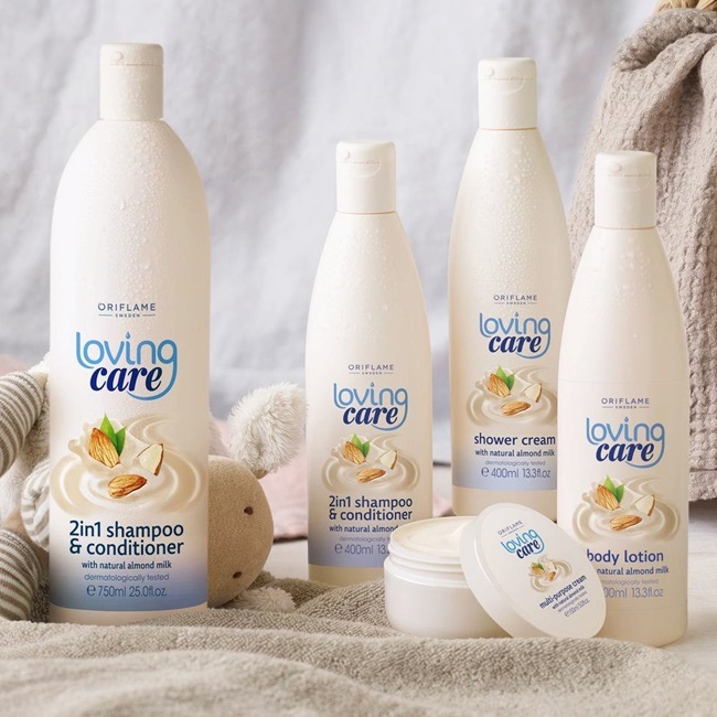 Loving Care Body Lotion 400ml Oriflame nourishing moisturizer natural