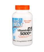Doctor&#39;s Best Vitamin D3, 125 mcg (5,000 IU), 720 Softgels - $42.99