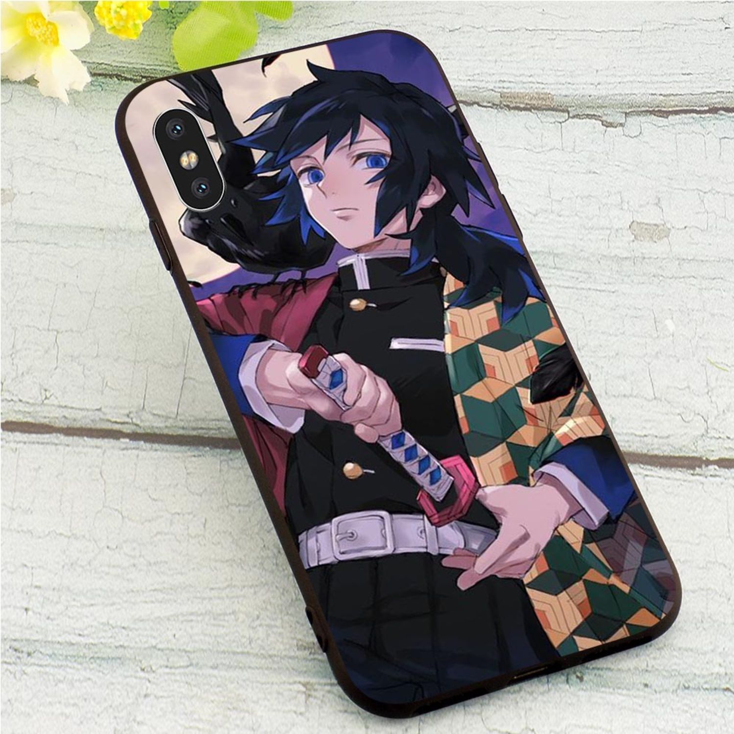 Fashion Demon Slayer Tomioka Giyuu Phone Case for iPhone 11 Pro Max Xs ...