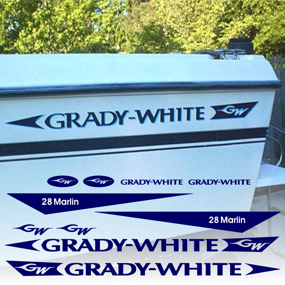 Boston Whaler original vinyl decal 18” New old stock w// installation kit OEM