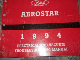 1994 Ford Aerostar Van Wiring Diagrams Electrical Service Shop Manual Evtm 94 - $3.91