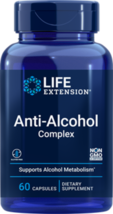 4 PACK Life Extension Anti-Alcohol Complex 60 capsules image 1