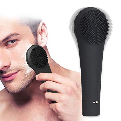 Facial Cleansing Brush, Silicone Face Brush for Men, Sonic Electric