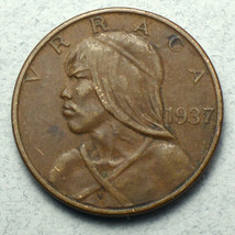 Panama Republic 1c 1 Centesimo 1937 KM# 14 Latin America Coin - $14.00