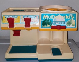 Vtg Fisher Price McDonalds Soft Serve Ice Cream Soft Drink Fountain Inco... - $24.49