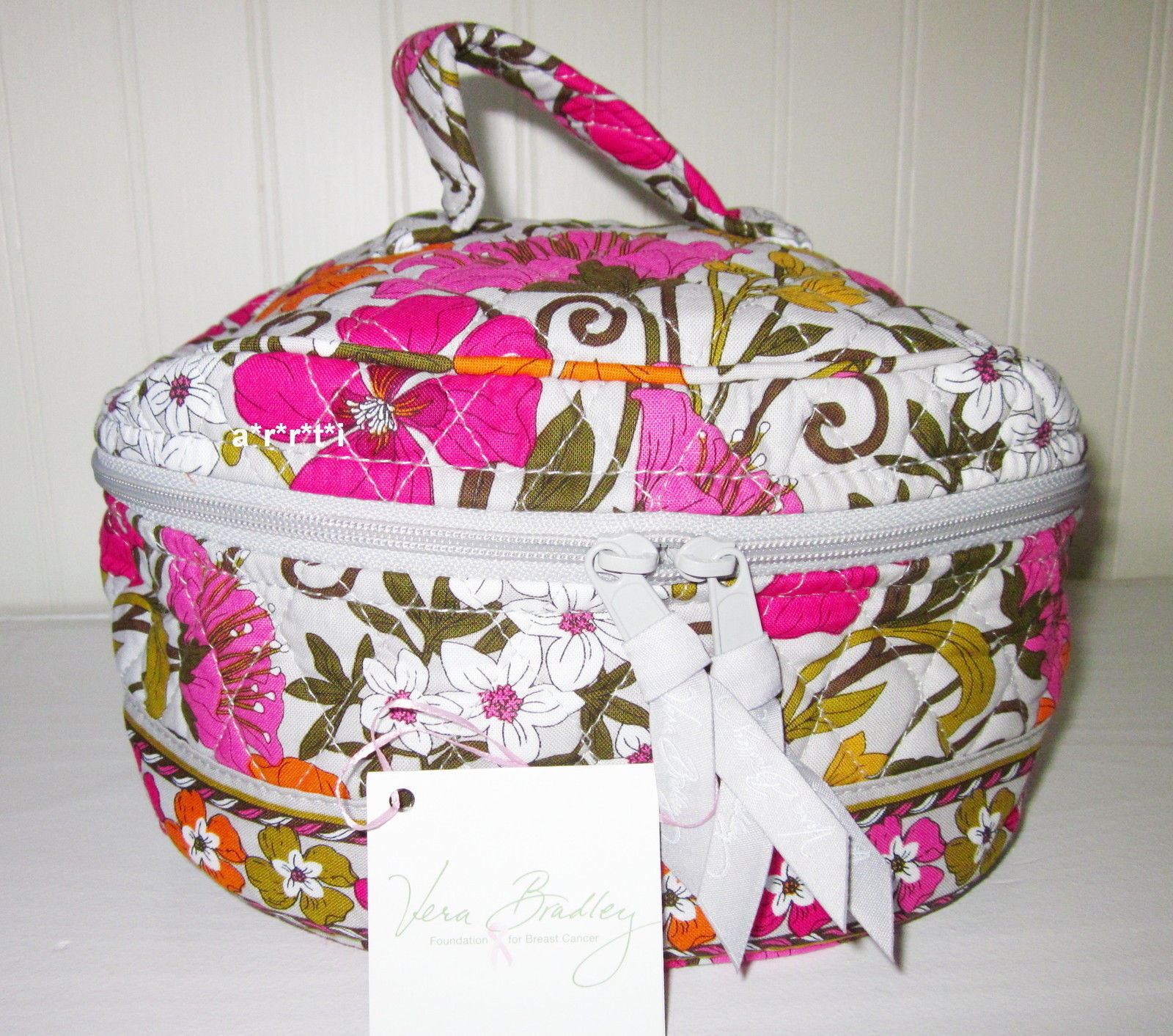 Vera Bradley Travel Cosmetic Case Tea Garden And 20 Similar Items