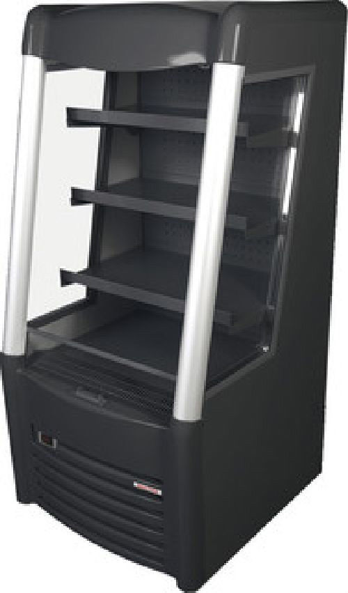 NEW 28" SPACE SAVER UPRIGHT REFRIGERATED OPEN MERCHANDISER DISPLAY