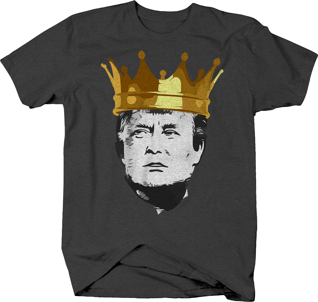 President Trump Gold Crown King T Shirt T Shirts Tank Tops 7756