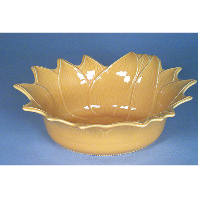 Appolia French Ceramic 3quart Sunflower Baker Bowl Other Bakeware