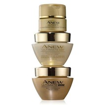 Avon Anew Ultimate 3pc Set - Day Cream SPF25, Night Cream, and Eye System - $59.35