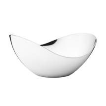 Bloom by Georg Jensen Stainless Steel Tall Mirror Bowl Medium - New - $107.91