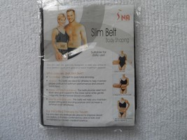 SNA BEAUTY &amp; HEATH SLIM BELT BODY SHAPING BLACK NEW IN PACK - $12.55