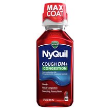 Vicks NyQuil Cough DM & Congestion Medicine, Berry - 12 fl oz image 1